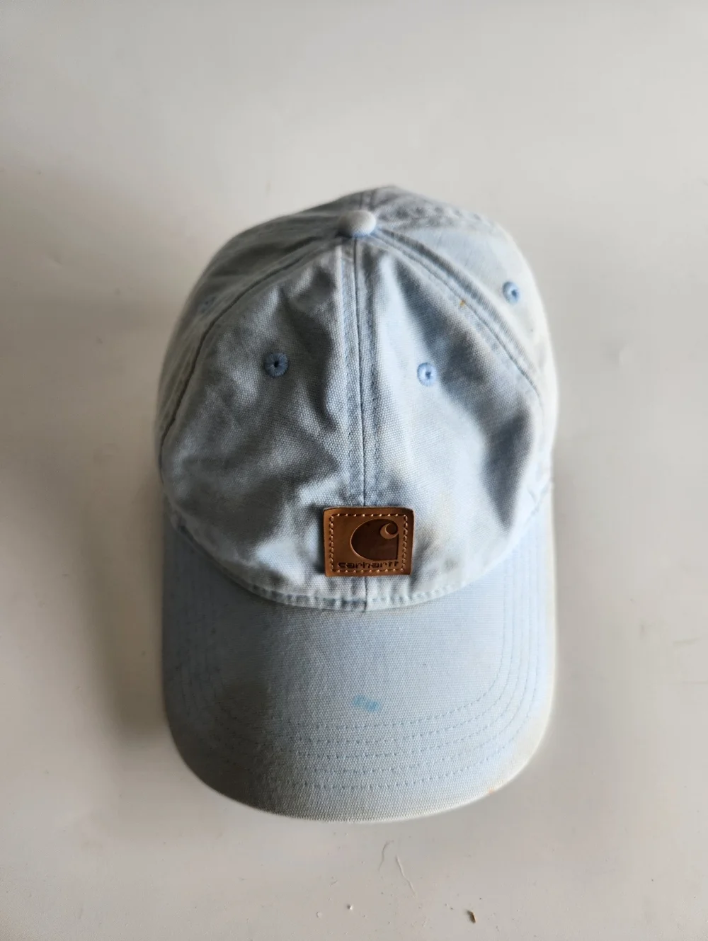 (2) Carhartt Patch Logo Adjustable Baseball Hats Caps Lot Workwear Outdoor